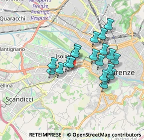 Mappa Via Masolino, 50143 Firenze FI, Italia (1.49)
