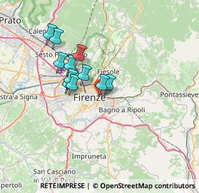 Mappa Via Capo di Mondo, 50121 Firenze FI, Italia (5.63636)