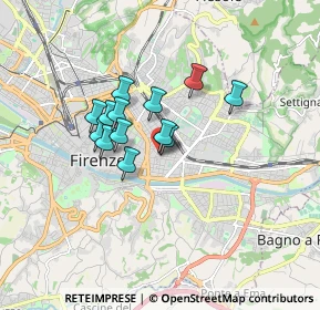 Mappa Via Capo di Mondo, 50121 Firenze FI, Italia (1.23385)