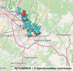 Mappa Via di S. Salvi, 50135 Firenze FI, Italia (5.41333)