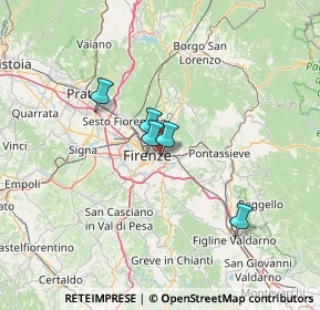 Mappa Via di S. Salvi, 50135 Firenze FI, Italia (55.58909)