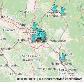 Mappa Via di S. Salvi, 50135 Firenze FI, Italia (8.55583)