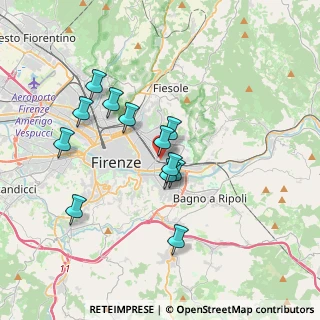 Mappa Via di S. Salvi, 50135 Firenze FI, Italia (3.22833)