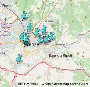 Mappa Via di S. Salvi, 50135 Firenze FI, Italia (3.045)