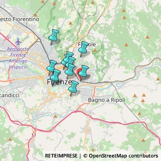 Mappa Via Luciano Manara, 50135 Firenze FI, Italia (2.44455)