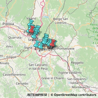 Mappa Via Luciano Manara, 50135 Firenze FI, Italia (8.99316)