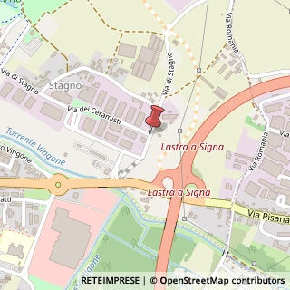 Mappa Via dei Ceramisti,  2, 50055 Lastra a Signa, Firenze (Toscana)