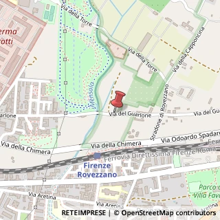 Mappa Via del guarlone 39/d, 50135 Firenze, Firenze (Toscana)