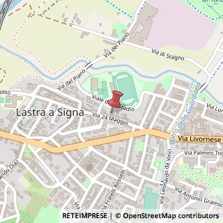 Mappa Via XXIV Maggio, 143, 50055 Lastra a Signa, Firenze (Toscana)
