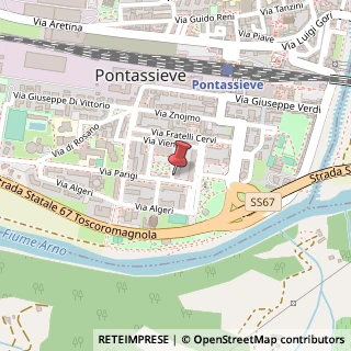 Mappa Piazza Washington, 40, 50065 Pontassieve, Firenze (Toscana)