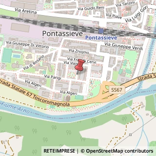 Mappa Piazza Washington, 32, 50065 Pontassieve, Firenze (Toscana)