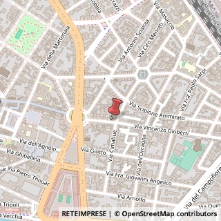 Mappa Via Vincenzo Gioberti, 74, 50136 Firenze, Firenze (Toscana)