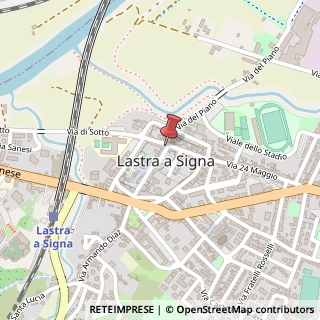 Mappa Via Dante Alighieri, 53, 50055 Lastra a Signa, Firenze (Toscana)