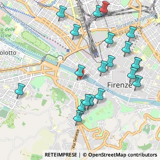 Mappa Via Lorenzo Bartolini, 50124 Firenze FI, Italia (1.224)