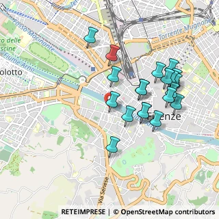 Mappa Via Lorenzo Bartolini, 50124 Firenze FI, Italia (0.937)