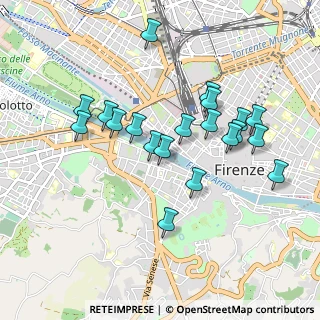 Mappa Via Lorenzo Bartolini, 50124 Firenze FI, Italia (0.897)