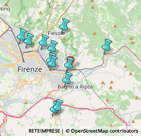 Mappa Stradone di Rovezzano, 50135 Firenze FI, Italia (3.81583)