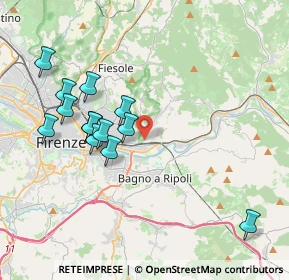 Mappa Stradone di Rovezzano, 50135 Firenze FI, Italia (3.92923)