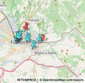 Mappa Stradone di Rovezzano, 50135 Firenze FI, Italia (3.85545)