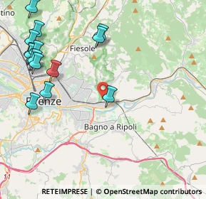 Mappa Stradone di Rovezzano, 50135 Firenze FI, Italia (5.52)