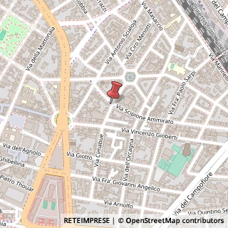 Mappa Via Cimabue, 57R, 50121 Firenze, Firenze (Toscana)