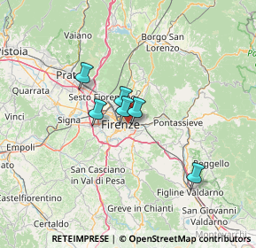 Mappa Via Vespasiano da Bisticci, 50136 Firenze FI, Italia (44.76)