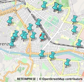 Mappa Via Vespasiano da Bisticci, 50136 Firenze FI, Italia (1.21)