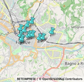 Mappa Via Vespasiano da Bisticci, 50136 Firenze FI, Italia (1.48308)