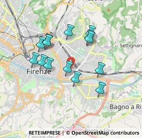 Mappa Via Vespasiano da Bisticci, 50136 Firenze FI, Italia (1.64)