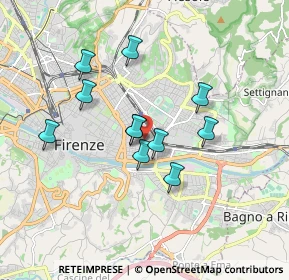 Mappa Via Vespasiano da Bisticci, 50136 Firenze FI, Italia (1.49182)