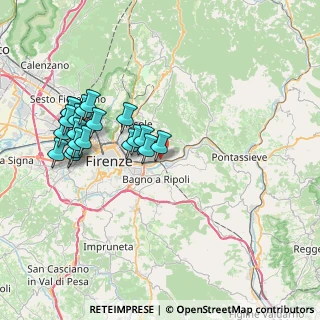Mappa Via di Montalbano, 50135 Firenze FI, Italia (7.931)