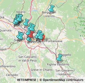 Mappa Via di Montalbano, 50135 Firenze FI, Italia (15.281)