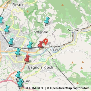 Mappa Via di Montalbano, 50135 Firenze FI, Italia (3.47167)