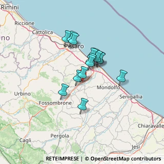 Mappa Via dell'Artigianato, 61030 Lucrezia PU, Italia (9.92333)