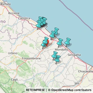 Mappa Via dell'Artigianato, 61030 Lucrezia PU, Italia (11.70286)