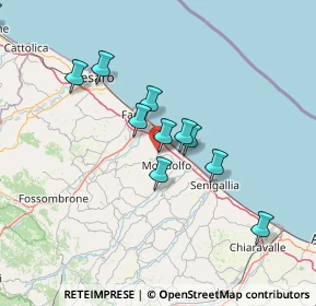 Mappa Via dell'industria, 61039 San Costanzo PU, Italia (22.016)