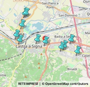 Mappa Via Madonna di Stagno, 50055 Lastra a Signa FI, Italia (2.07909)