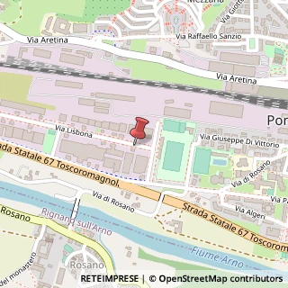 Mappa Via Lisbona, 7, 50065 Pontassieve, Firenze (Toscana)