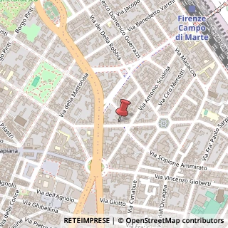 Mappa Via Pietro Colletta, 28, 50136 Firenze, Firenze (Toscana)
