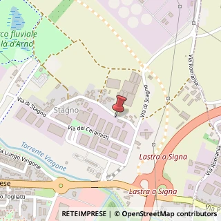 Mappa Via di Stagno, 17, 50055 Lastra a Signa, Firenze (Toscana)