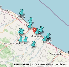 Mappa Via Collemare, 61039 San Costanzo PU, Italia (11.83706)