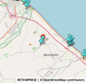 Mappa Via Collemare, 61039 San Costanzo PU, Italia (6.72455)