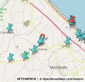 Mappa Via Collemare, 61039 San Costanzo PU, Italia (2.80688)