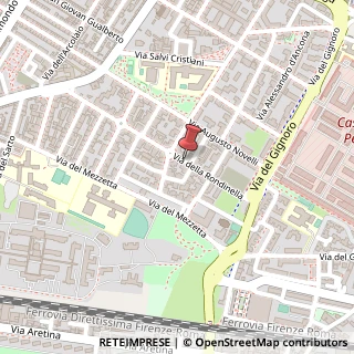 Mappa Via della Rondinella, 40, 50135 Firenze, Firenze (Toscana)