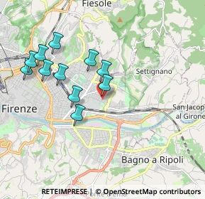 Mappa Via Mario Pratesi, 50135 Firenze FI, Italia (1.87636)