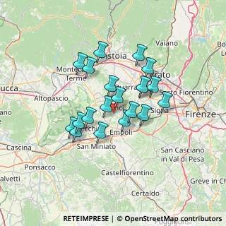 Mappa Via Ponte di Bagnolo, 50059 Vinci FI, Italia (11.031)