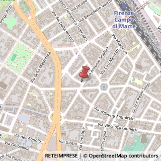 Mappa Via Carlo Botta, 2, 50136 Firenze, Firenze (Toscana)
