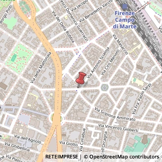 Mappa Via Colletta Pietro, 22/r, 50136 Firenze, Firenze (Toscana)