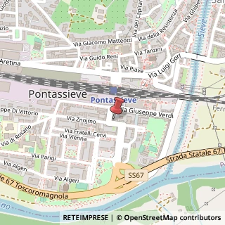 Mappa Via Znojmo, 34, 50065 Pontassieve, Firenze (Toscana)