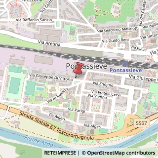 Mappa Via Giuseppe Di Vittorio, 26, 50065 Pontassieve, Firenze (Toscana)